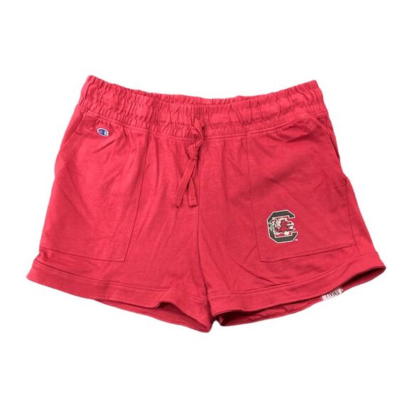 Champion Women's South Carolina Gamecocks Drawstring Waist Shorts - Red - Picture 1 of 2